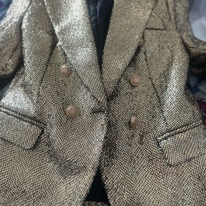 ATTENTIF PARIS ,Gold Women's Suit Jacket